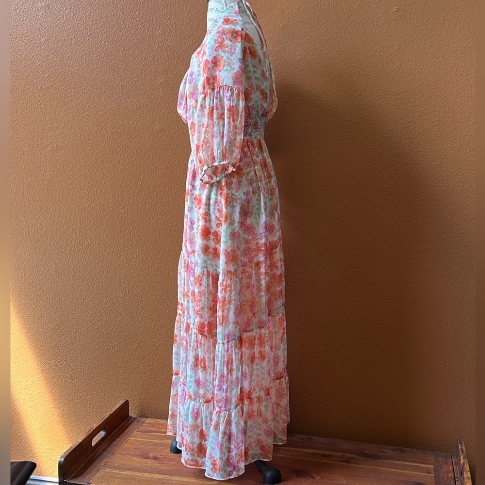 Misa “Pippa” Floral Tiered Maxi Dress Size Medium Excellent Condition! - Picture 7 of 10